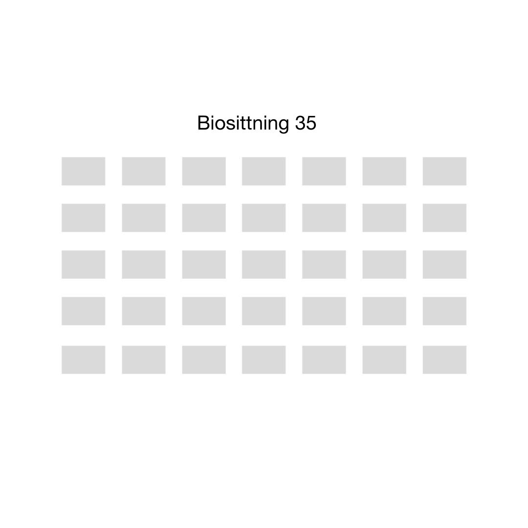 Biosittning 35 personer